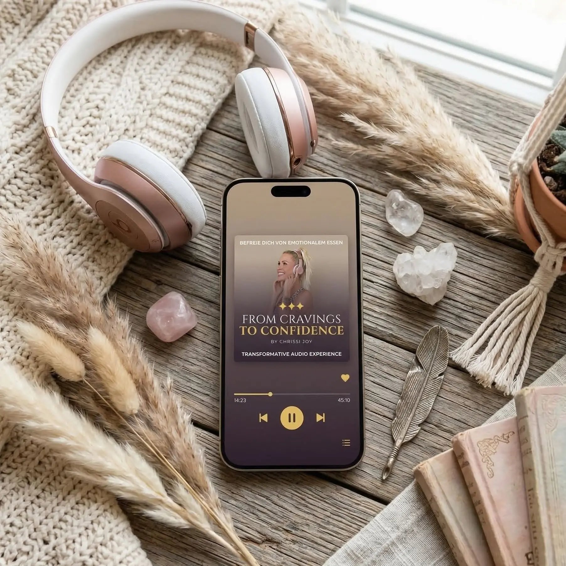 From Cravings to Confidence – Audio Experience Mockup